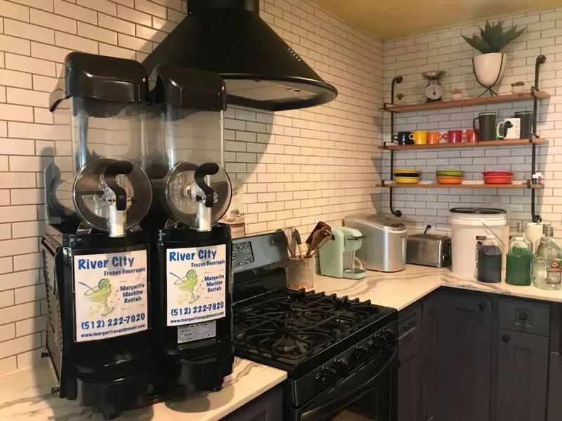 Margarita machine in a modern home kitchen