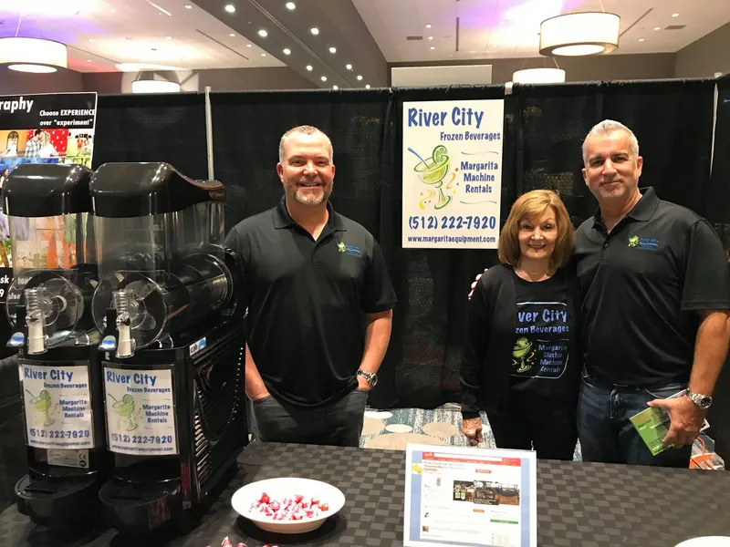 The River City Frozen Beverages team at an event expo