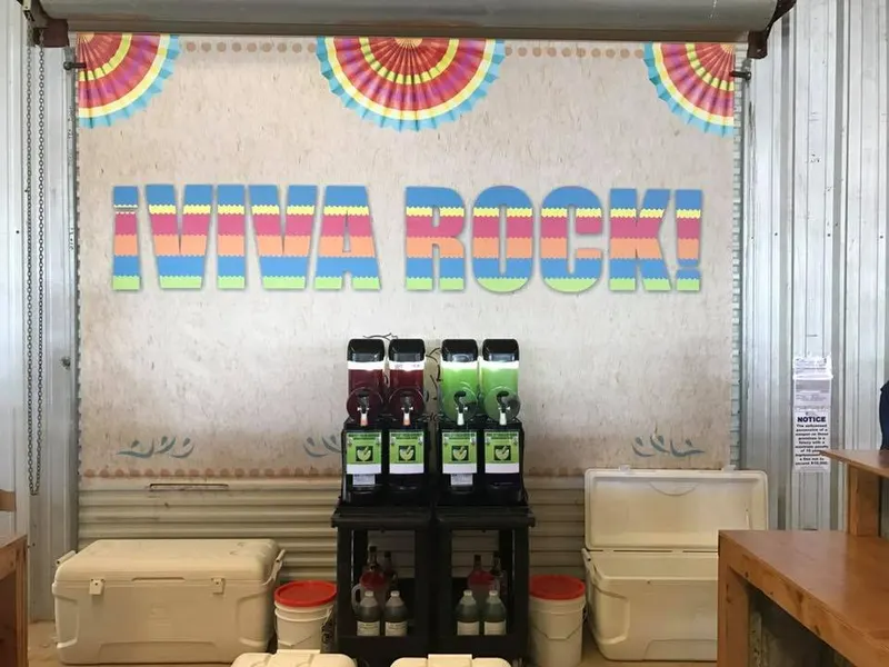 Margarita machines at a fiesta party